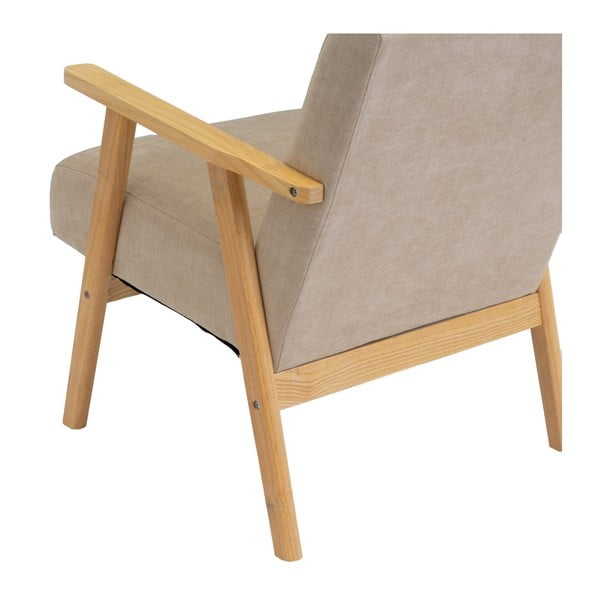 Bézs zsenília fotel Vintage – Casa Selección-image-4