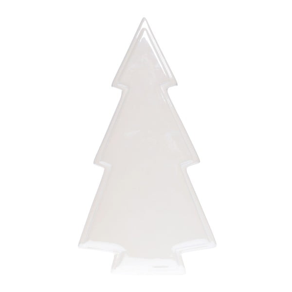 Noel fehér kerámia dekoráció, hossz 23 cm - Ewax