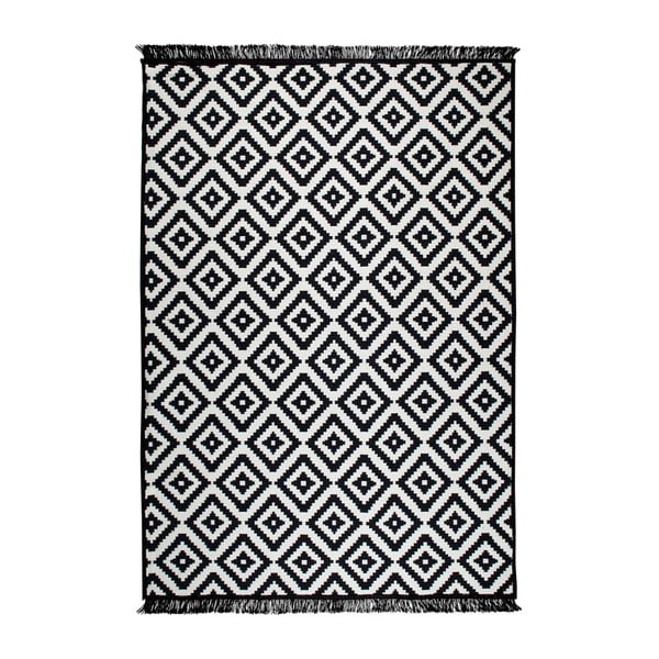 Helen fekete-fehér kétoldalas szőnyeg, 140 x 215 cm