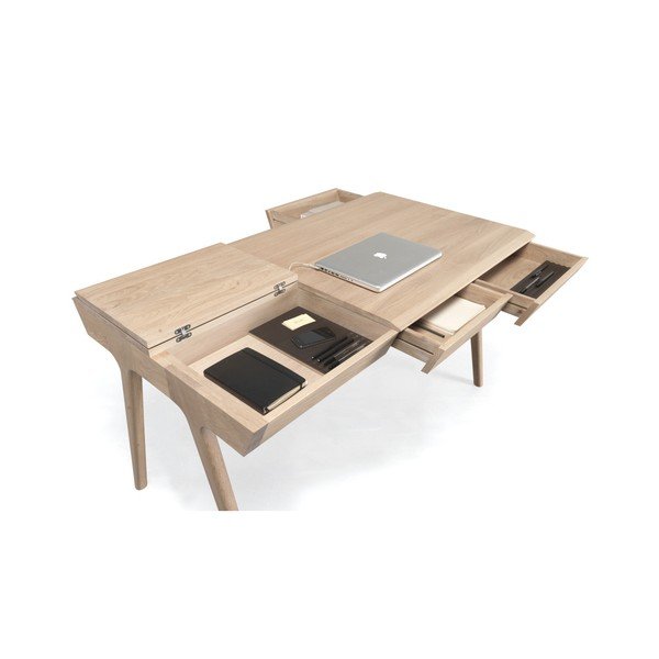 Metis tölgyfa íróasztal tárolóhellyel - Wewood - Portuguese Joinery-image-2