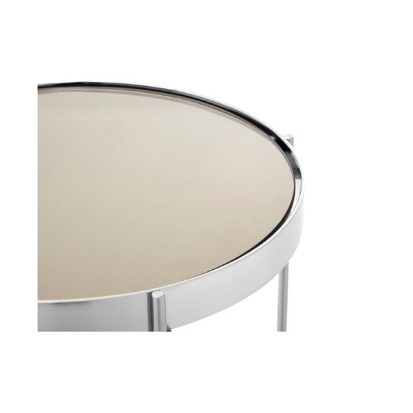 Kerek tárolóasztal üveg asztallappal ø 33 cm Allure – Premier Housewares-image-2