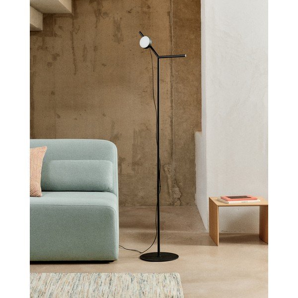 Fekete LED dimmelhető állólámpa (magasság 160 cm) Orey – Kave Home-image-2