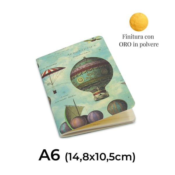 Füzet készlet 192 oldal 4 db-os A6 Baloons – Kartos-image-2