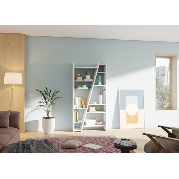 Delta fehér könyvespolc - TemaHome-image-1