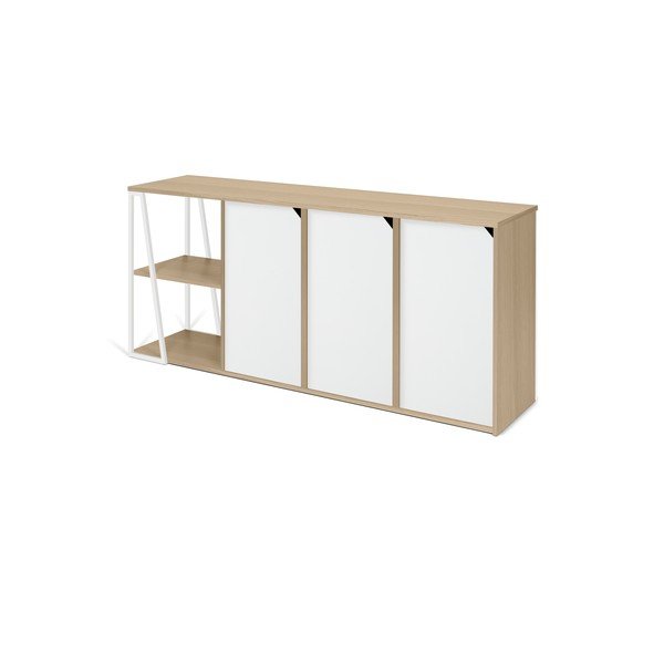 Fehér komód, szélesség 190 cm Albi - TemaHome-image-4