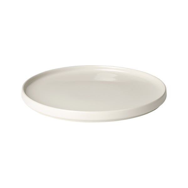 Pilar fehér kerámia tányér - Blomus