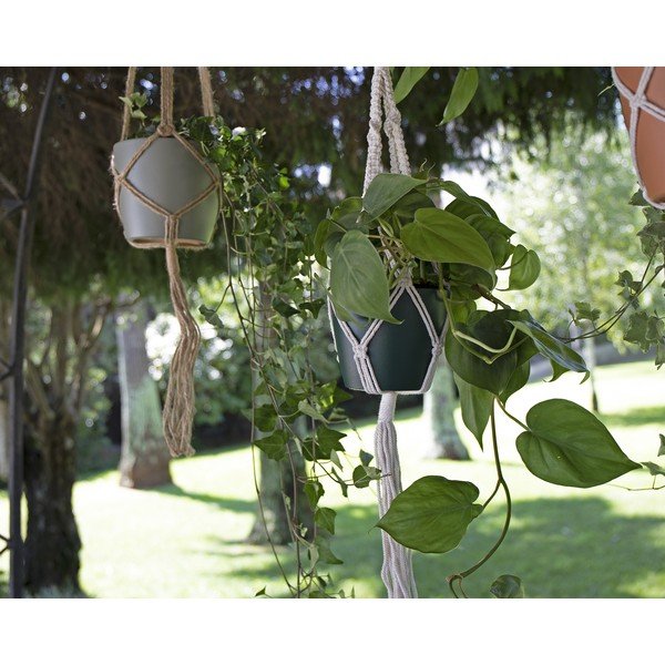 Textil akasztórendszer virágcseréphez ø 13 cm (magasság 100 cm) Macramé – Artevasi-image-2