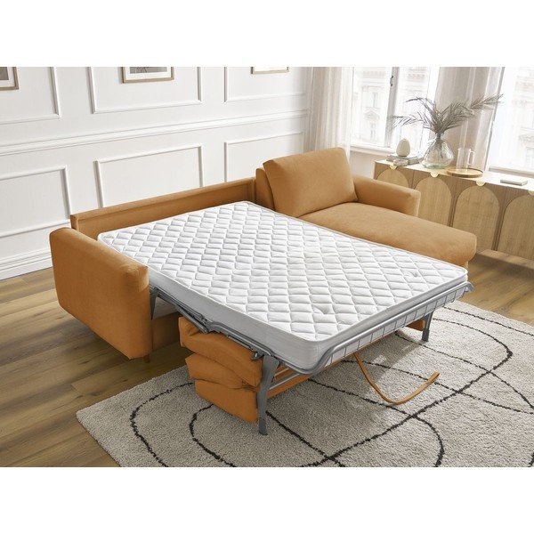 Mustársárga sarokkanapé Nouveau Cocoone – Bobochic Paris-image-1