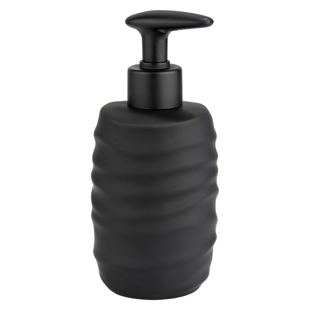 Fekete kerámia szappanadagoló 400 ml Illana – Wenko