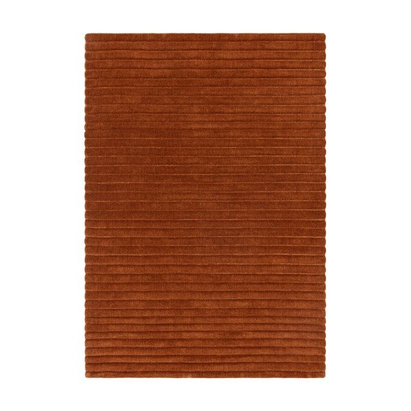 Terrakotta színű kézi szövésű gyapjú szőnyeg 120x170 cm – Asiatic Carpets