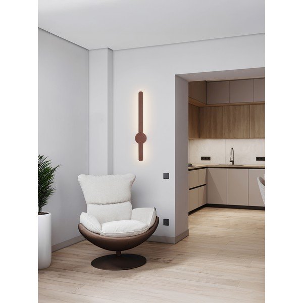 Barna alumínium LED fali lámpa Norei – Nova Luce-image-3