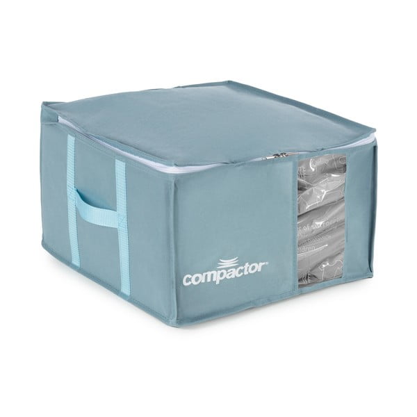 Vákuumos műanyag ruhatároló doboz 42x40x25 cm Blue Edition – Compactor