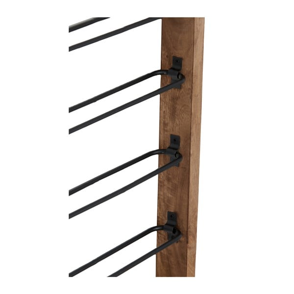 Barna fali bortartó polcos állvány, palackok száma 8 Sorrento – Light & Living-image-2