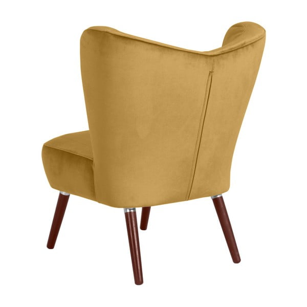 Sari Velvet sárga fotel - Max Winzer-image-4