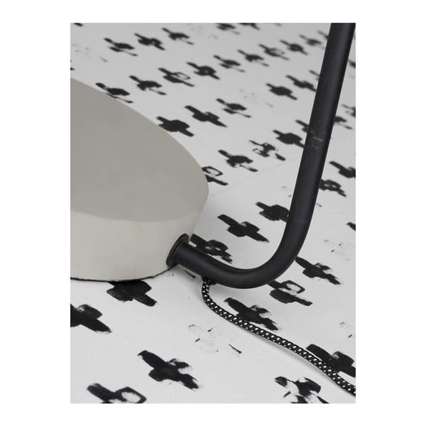 Fekete-szürke állólámpa fém búrával (magasság 147 cm) Madrid – it's about RoMi-image-2