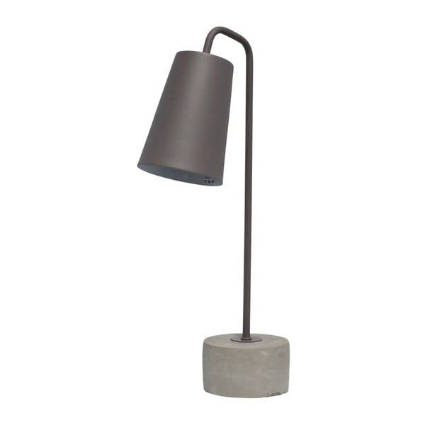 Placido szürke asztali lámpa beton talpazattal - Red Cartel