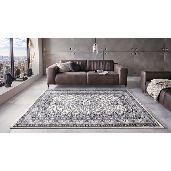 Parun Tabriz krémszínű-szürke szőnyeg, 120 x 170 cm - Nouristan-image-1