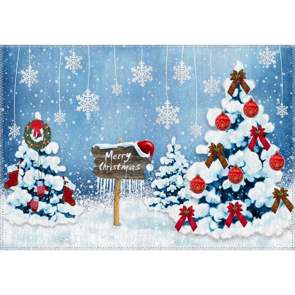 Christmas Period Snowy Nature szőnyeg, 50 x 80 cm - Vitaus