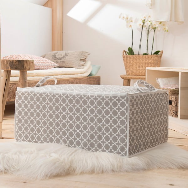 Bézs ágyneműtartó doboz, hosszúság 70 cm - Compactor-image-1