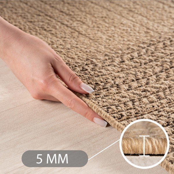 Barna kerek kültéri-beltéri szőnyeg ø 160 cm Timber 1405 – Ayyildiz Carpets-image-2