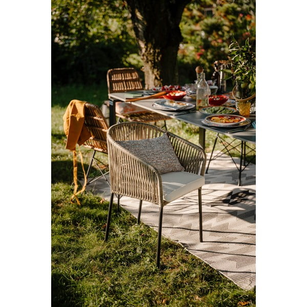 Trapani 2 db barnásszürke kerti szék - Bonami Selection-image-1