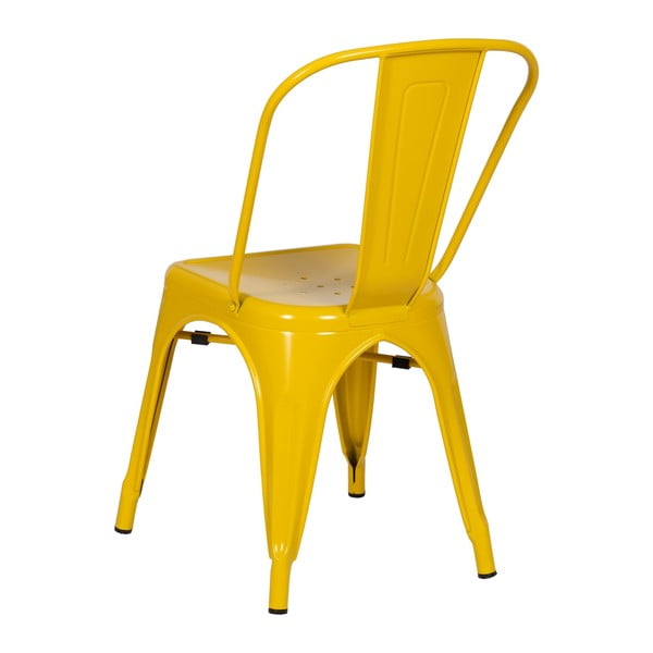 Sárga fém étkezőszék szett 2 db-os – Ixia-image-3