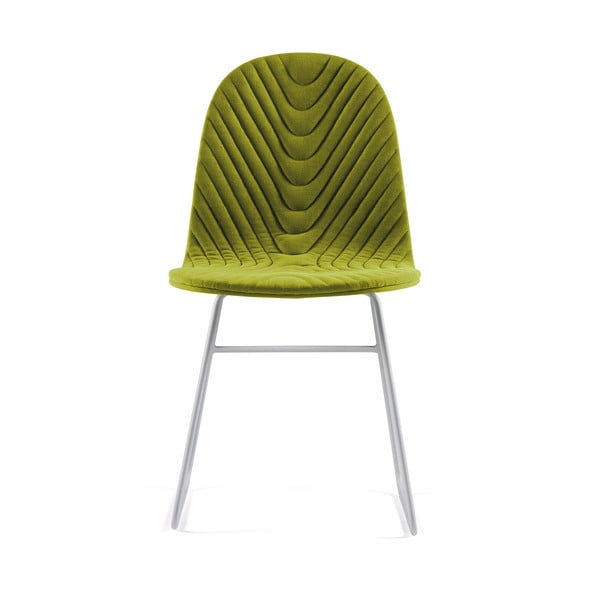 Mannequin V Wave zöld szék fém lábakkal - Iker