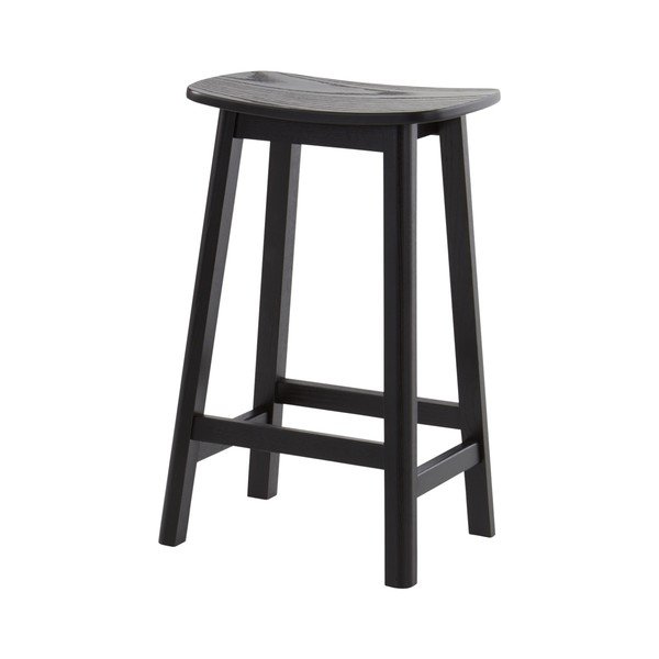 Fekete kőrisfa bárszék (ülésmagasság 65 cm) Selene – Jotex-image-2