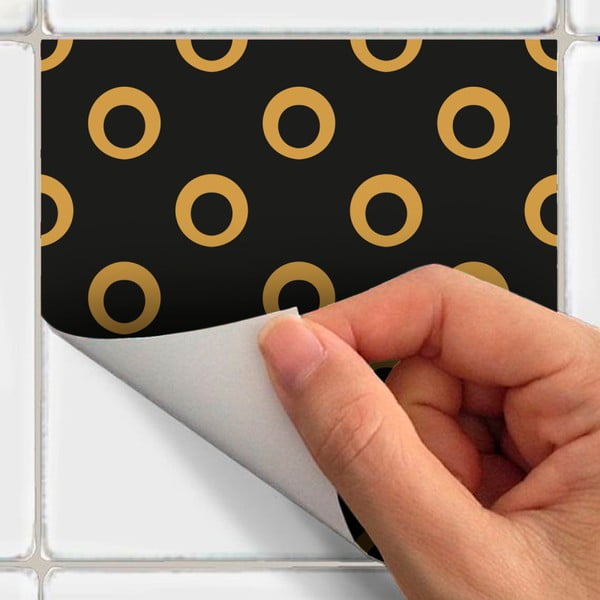 Wall Decals Azulejos Tiles San Juan 15 db-os falmatrica szett, 10 x 10 cm - Ambiance-image-3