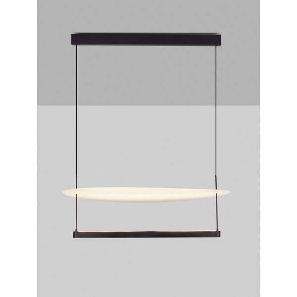 Fehér-matt fekete alumínium LED dimmelhető függőlámpa ø 80 cm Diona – Nova Luce-image-4