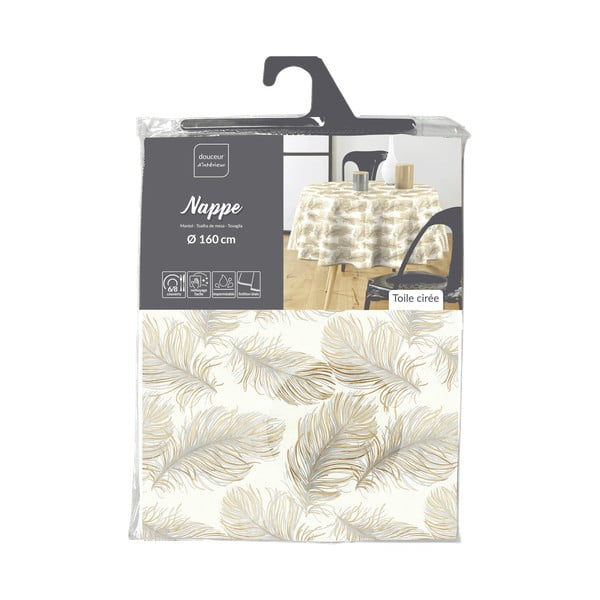 Lemosható asztalterítő ø 160 cm Plumina – douceur d'intérieur-image-4