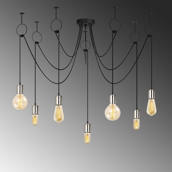 Sirin fekete függőlámpa 7 izzóval - Opviq lights-image-1