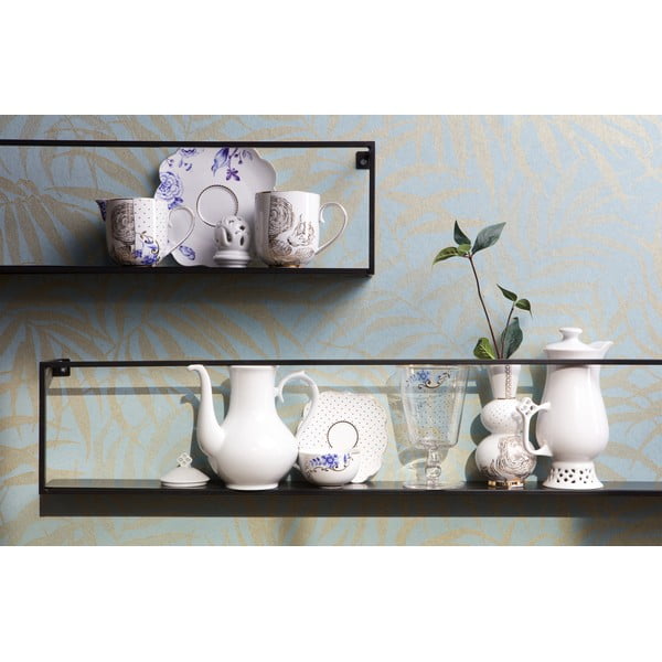 Meert fekete polc, hosszúság 50 cm - WOOOD-image-1