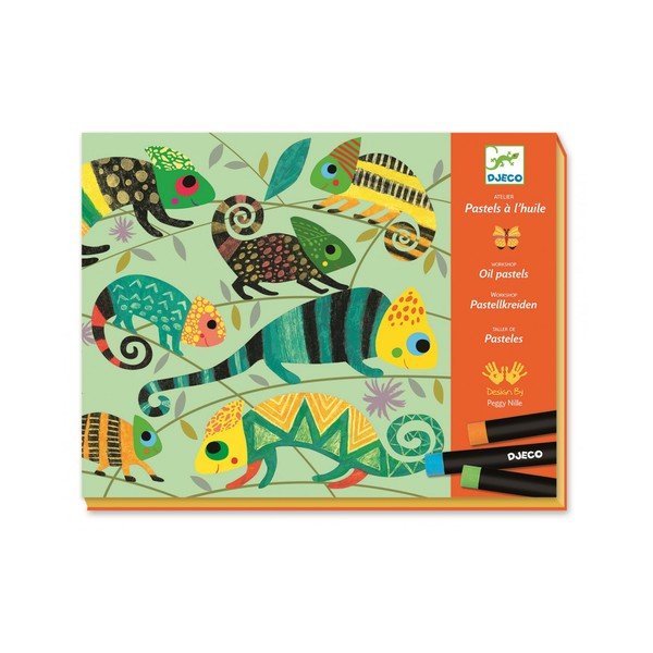 Atelier Jungle kifestő akvarell ceruzákkal gyerekeknek - Djeco-image-4