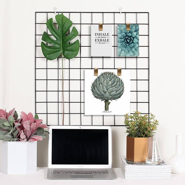 Reminder fekete fém üzenőfal, 60 x 60 cm-image-1