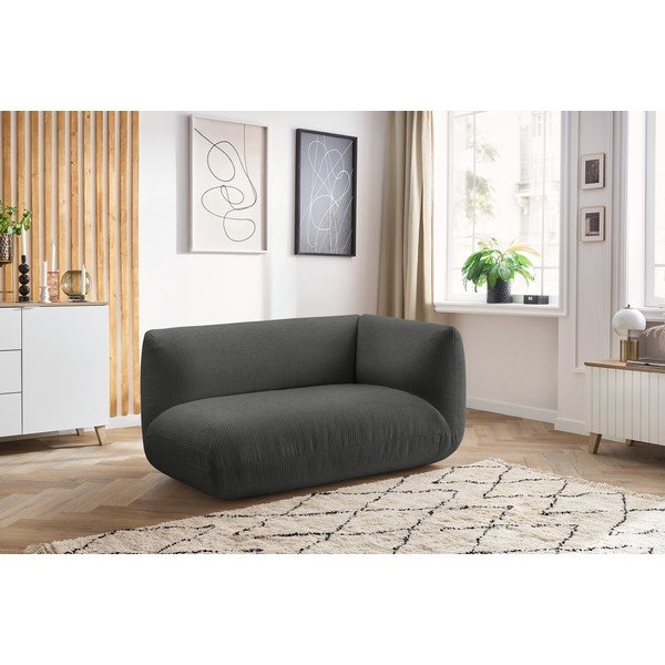 Szürke kordbársony kanapé modul (jobb oldali) Lecomte – Bobochic Paris-image-1