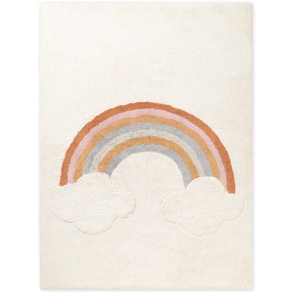 Krémszínű mosható-kézi szövésű pamut gyerek szőnyeg 140x200 cm Snuggle Petite – Hanse Home