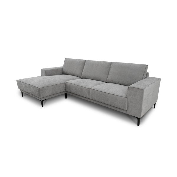 Szürke sarokkanapé (bal oldali-heverő résszel) Copenhagen – Scandic-image-4