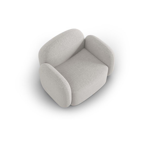 Világosszürke fotel Blair – Micadoni Home-image-3