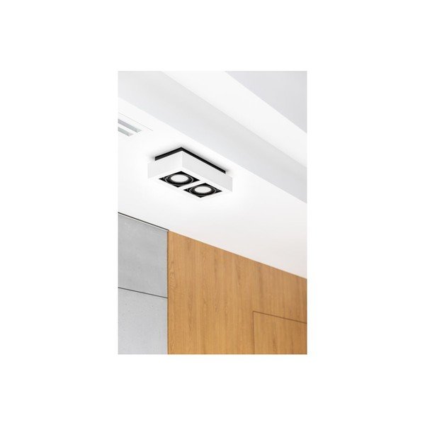 Fehér mennyezeti lámpa fém búrával 34x18,5 cm Loid – GTV-image-2