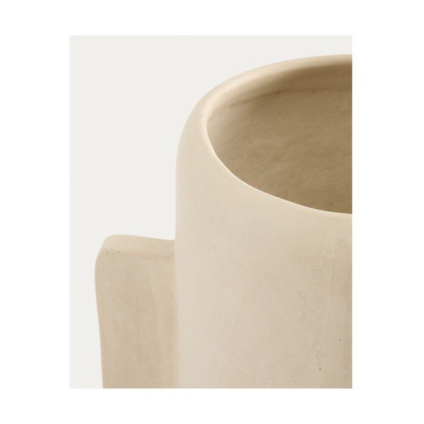 Krémszínű papírmasé váza (magasság 38 cm) Mireni – Kave Home-image-4