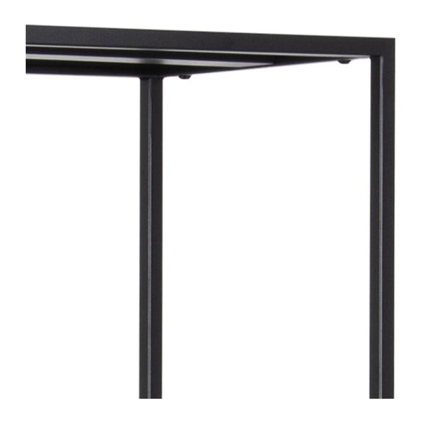 Fekete fém könyvespolc 70x185 cm Newcastle – Actona-image-4