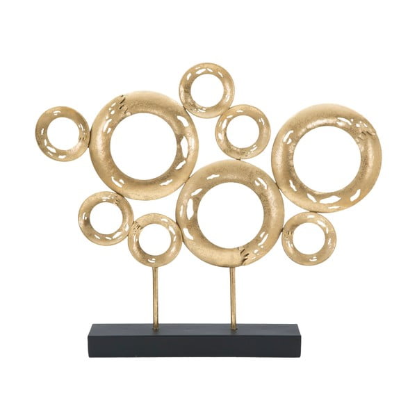 Circle aranyszínű dekoráció, magasság 41 cm - Mauro Ferretti