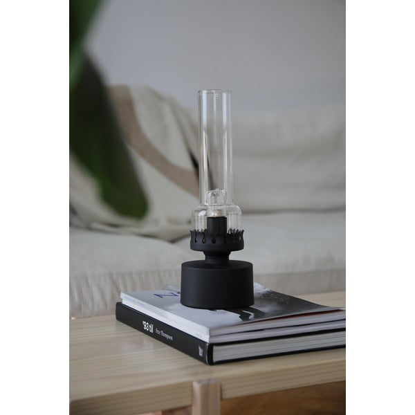 Fekete asztali lámpa üveg búrával (magasság 31 cm) Kandella – Markslöjd-image-2