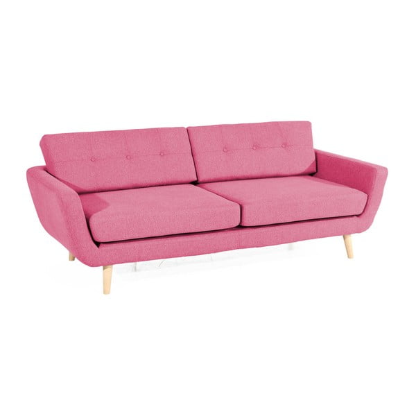 Melvin háromszemélyes rózsaszín kanapé - Max Winzer