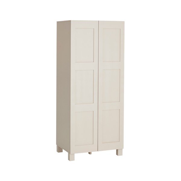 Szürkésbézs MDF függő ruhásszekrény 80x190x61 cm Ben – Ellos Home
