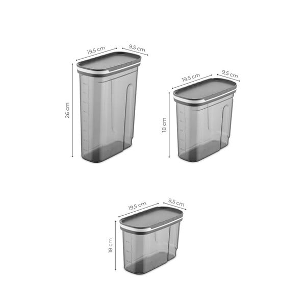 Élelmiszertartó doboz szett 9 db-os – Hermia-image-2