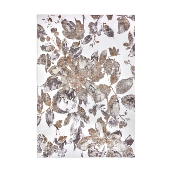 Szürke-barna szőnyeg 67x120 cm Shine Floral – Hanse Home