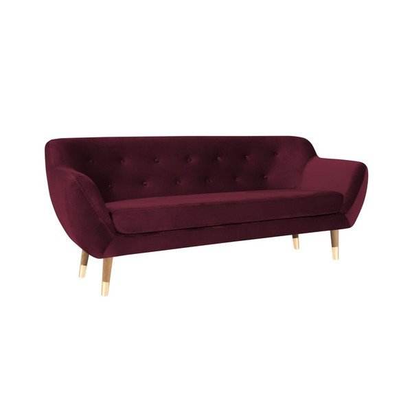 Amelie borvörös kétszemélyes kanapé - Mazzini Sofas-image-1