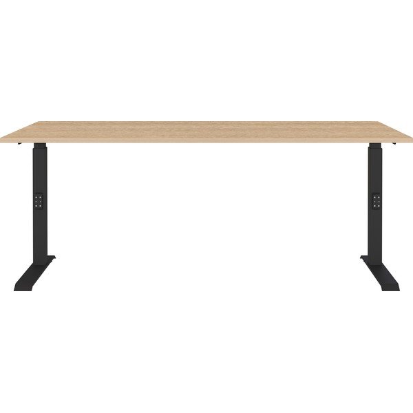 Állítható íróasztal tölgyfa dekoros asztallappal 80x180 cm Lissabon – Germania-image-1